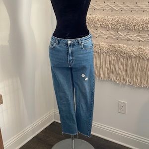 Denim & Co straight leg jeans